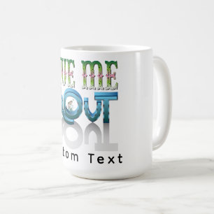 Mug Donnez-moi une illustration vectorielle de police
