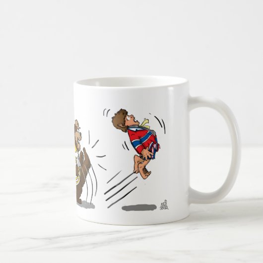 Mug Donnez un coup de pied le Habbit (Droite)