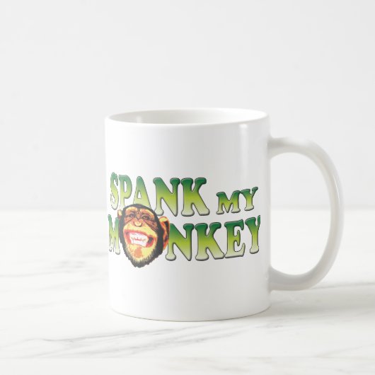 Mug Donnez une fessée à mon singe (Droite)