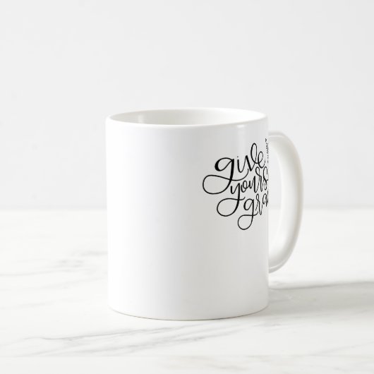 Mug donnez-vous grâce (Devant droit)
