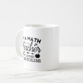Mug Dons Amusants Pour L'Enseignant Des Maths (Devant gauche)