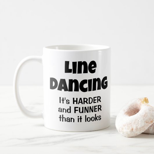 Mug Dons amusants pour les danseurs de ligne Fundeur d (Avec donut)