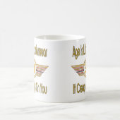 Mug Dons de 90e anniversaire amusants. L'âge est comme (Centre)