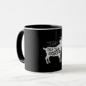 Mug Dons de chèvre pour les amateurs de chèvre Drôle (Devant gauche)
