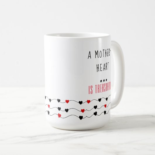 Mug Dons de la mère - Fête des mères (Devant droit)
