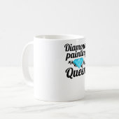 Mug Dons de l'aube de la peinture de diamant| Peintre  (Devant gauche)