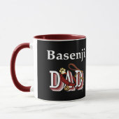 Mug Dons de père de chien Basenji (Gauche)