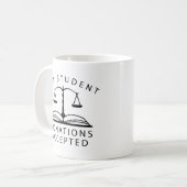 Mug Dons d'étudiants en droit acceptés (Devant gauche)