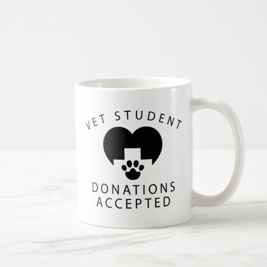 Mug Dons d'étudiants vétérinaires acceptés (Droite)