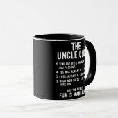 Mug Dons D'Oncle Drôle Mens De Niece Nephew Le (Devant droit)