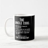 Mug Dons D'Oncle Drôle Par Design Tee Compagnie Code O (Gauche)