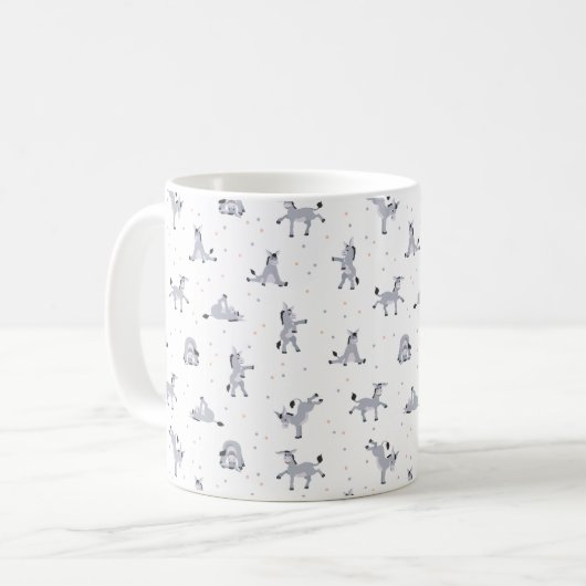 Mug Dons faisant du yoga (Devant gauche)