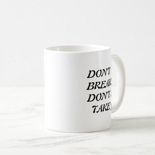 Mug Dont (Devant droit)