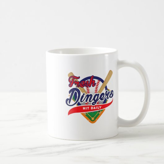 Mug Don't Bunt Hit Fresh Dingers Funny Bysebyll Softby (Droite)
