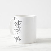 Mug Dont Get Your Tinsel In A Tangle - Funny Slogan  (Devant gauche)