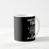 Mug Don't Get Your Tinsel In A Tangle Funny Xmas Light (Devant droit)