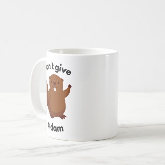 Mug Don't Give A Dam (Devant gauche)