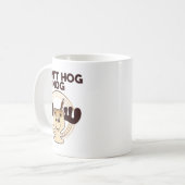 Mug Don't Hog The Nog! Funny Christmas Eggnog Moose Mu (Devant gauche)