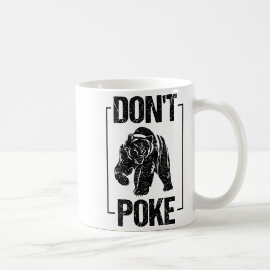 Mug Don't Ke Funny Bear _ Cute Superhero Bear Usa Gift (Droite)