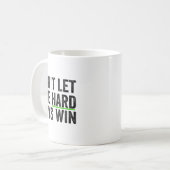 Mug Don't Let The Hard Days Win Insrational Motivation (Devant gauche)