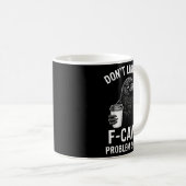 Mug Don't Like Me F-caw-f Problem Solved Crow Meme Hum (Devant droit)
