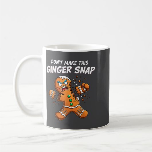 Mug Don't Make This Ginger Snap Baker Gingerbread Chri (Gauche)