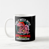 Mug Don't Mess With Auntiesaurus - Aunty Auntie Gender (Gauche)