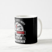 Mug Don't Mess With Nana Saurus Dinosaur Family Mommy (Devant droit)