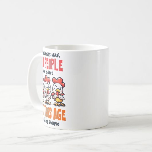 Mug Dont Mess With Old People (Devant gauche)