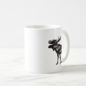 Mug Don't Moose With Me Distressed Animal Lover Gift  (Devant droit)