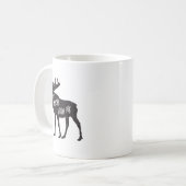 Mug Don't Moose With Me Distressed Animal Lover Gift  (Devant gauche)
