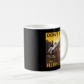 Mug Don't Pet The Fluffy Cows Bison Buffalo (Devant droit)