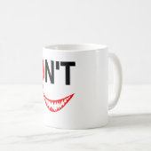 Mug DON'T QUIT – Bold Red Motivation Design (Devant droit)