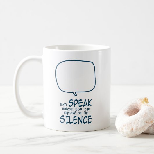Mug Don't Speak (Avec donut)