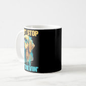 Mug Don't Stop Retrievin - Retro Golden Retriever Dog  (Devant gauche)
