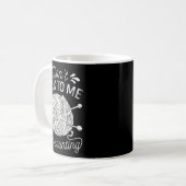 Mug Don't Talk To Me I'm Counting Knitting Lover Funny (Devant gauche)