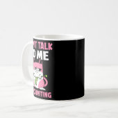 Mug Don't Talk To Me I'm Counting Knitting Yarn Knit K (Devant gauche)
