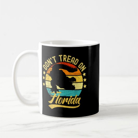 Mug Don't Tread On Florida Alligator  (Gauche)