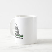 Mug Don't Tread On Me 2nd Amendment Patriotic New Nove (Devant gauche)