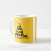 Mug Dont Tread on Me Gadsden Drapeau militaire histori (Devant gauche)