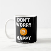 Mug Dont Worry B Itcoin Happy (Gauche)