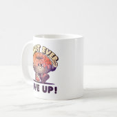 Mug Donut Ever Give Up (Devant gauche)