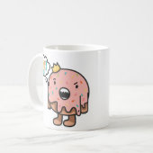 Mug Donut Juge Me Monogramme Pun (Devant gauche)