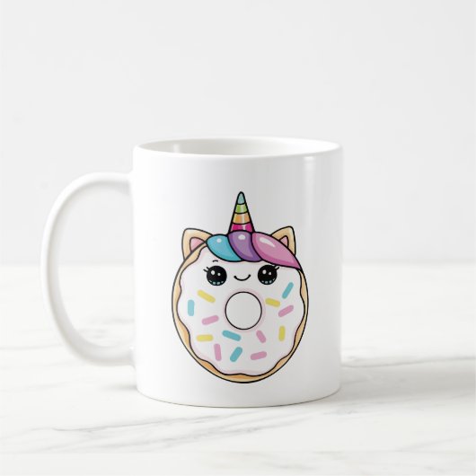 Mug Donut licorne kawaii (Gauche)