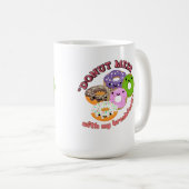 MUG DONUT MESSWITH MON PETIT DÉJEUNER (Devant droit)