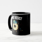 Mug Donut Résistez À Mème Drôle Officier De Police Sou (Devant gauche)