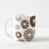 Mug Donuts Au Chocolat, Donuts Au Caramel, Glace, Votr (Gauche)