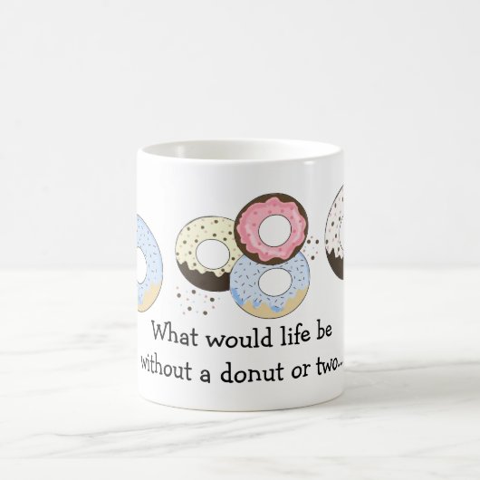 Mug Donuts avec citation mignonne (Centre)