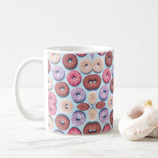 Mug Donuts avec Motif d'arrosage (Avec donut)