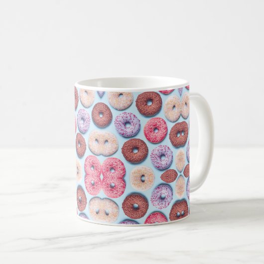 Mug Donuts avec Motif d'arrosage (Devant droit)